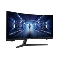   SAMSUNG Ívelt Gaming 165Hz VA monitor 34" G5, 3440x1440, 21:9, 250cd/m2, 1ms, HDMI/DisplayPort