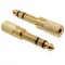 DELOCK Átalakító Stereo plug 6.35mm > Stereo jack 3.5mm 3 pin fém