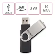   HAMA 90891, USB 2.0 PENDRIVE "ROTATE" 8GB, 10MB/sec.