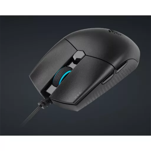 CORSAIR Vezetékes Egér Gaming, KATAR PRO Ultra-light, 6 programozható gomb, RGB Világítás, 12400dpi, fekete