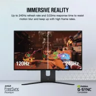   CORSAIR Monitor Gaming 27" XENEON 27QHD240, 240Hz, OLED 2560x1440, G-SYNC - FreeSync, 2xHDMI2.1/1xDisplayport1.4