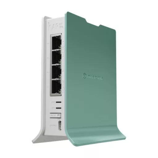 MIKROTIK Wireless Router hAP ax lite 4x1000Mbps, Wi-Fi 6, Asztali, L41G-2AXD