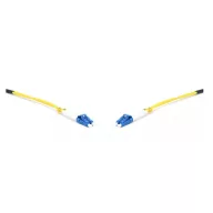   LINKEASY Duplex patch kábel  4 x LC/UPC csatlakozóval, 3mm duplex core 9/125 LSZH, 1 m