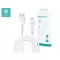 DEVIA USB - LIGHTNING ADAT- ÉS TÖLTŐKÁBEL 1 M-ES VEZETÉKKEL - KINTONE CABLE V2 SERIES FOR LIGHTNING - 5V/2.1A - WHITE