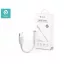 Devia Smart Series, USB-C (Type-C) dugó - 3,5mm jack aljzat audio adapter kábel, fehér