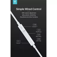   DEVIA UNIVERZÁLIS SZTEREÓ FELVEVŐS FÜLHALLGATÓ - LIGHTNING - STAR SERIES EARBUDS LIGHTNING EARPHONE - FEHÉR