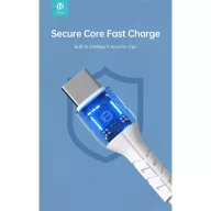   DEVIA USB TYPE-C - USB TYPE-C ADAT- ÉS TÖLTŐKÁBEL 1 M-ES VEZETÉKKEL - KINTONE SERIES TYPE-C TO TYPE-C CABLE - 60W, WHITE