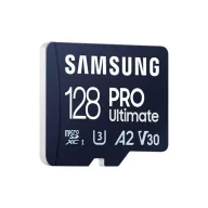   SAMSUNG Memóriakártya, PRO Ultimate microSD 128GB, Class 10, V30, A2, Grade 3 (U3), R200/W130