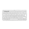 LOGITECH Billentyűzet - Pebble Keys 2 K380s Vezeték Nélküli & Bluetooth Piszkosfehér, US