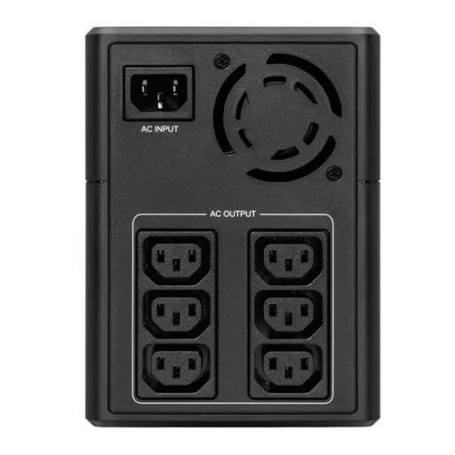 EATON UPS 5E1600UI, Gen2, USB IEC, 1600VA/900W, In: C14, Out: 6xC13, Line-interaktív szünetmentes, AVR, torony