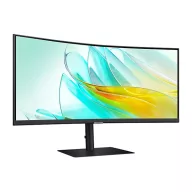   SAMSUNG Ívelt VA monitor 34" S65UC, 3440x1440, 21:9, 350cd/m2, 5ms, HDMI/DisplayPort/3xUSB/USB-C/LAN, hangszóró