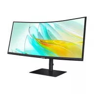   SAMSUNG Ívelt VA monitor 34" S65UC, 3440x1440, 21:9, 350cd/m2, 5ms, HDMI/DisplayPort/3xUSB/USB-C/LAN, hangszóró