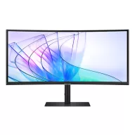   SAMSUNG Ívelt VA monitor 34" S65VC, 3440x1400, 21:9, 350cd/m2, 5ms, HDMI/DisplayPort/2xUSB/USB-C/LAN, hangszóró&webkam.