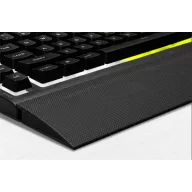   CORSAIR Vezetékes Billentyűzet Gaming, K55 RGB PRO, 6 programozható billentyű, Cseppálló, Csuklótámasz, US, fekete