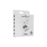   WHITE SHARK TITAN-W, GEB-TWS96W bluetooth In-ear fülhallgató mikrofonnal, ANC, ENC, fehér