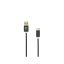 WHITE SHARK ADDER-2 USB-A - TYPE-C (M-M) kábel, 2m, fekete