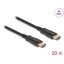DELOCK kábel HDMI 2.1 male / male összekötő 48 Gbps aktív optikai 8K 60Hz 20m