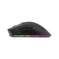   WHITE SHARK LIONEL-B, WGM-5012B vezeték nélküli gamer egér, fekete, 10000 dpi