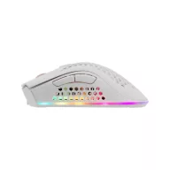   WHITE SHARK LIONEL-W, WGM-5012W vezeték nélküli gamer egér, fehér, 10000 dpi