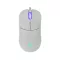 WHITE SHARK BAGDEMAGUS-W, GM-5010W gamer egér, 6D, fehér, 7200 dpi, RGB