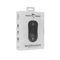   WHITE SHARK BAGDEMAGUS-B, GM-5010B gamer egér, 6D, fekete, 7200 dpi, RGB
