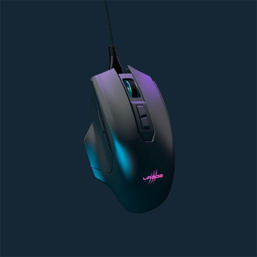 URAGE by HAMA 217840, GAMING "URAGE REAPER 410" OPTIKAI EGÉR, FEKETE, 12000DPI