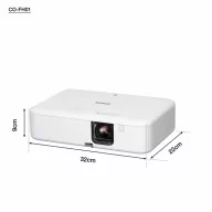   EPSON Projektor - CO-FH01 (3LCD, 1920x1080 (Full HD), 16:9, 3000 AL,  HDMI/USB)