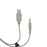   WHITE SHARK FIREFLY-W, GH-2342-W gamer fejhallgató, fehér/RGB, (3.5 Jack)