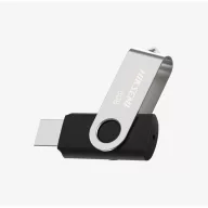   HIKSEMI Pendrive 64GB M200S "Rotary" USB 2.0, Szürke-Fekete (HIKVISION)