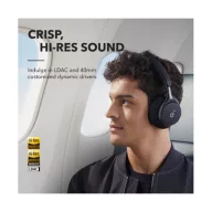   ANKER Vezeték Nélküli Fejhallgató, Soundcore Space One, Aktív Zajszűrő, fekete - A3035G11