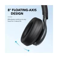   ANKER Vezeték Nélküli Fejhallgató, Soundcore Space One, Aktív Zajszűrő, fekete - A3035G11
