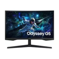   SAMSUNG Ívelt Gaming 165Hz VA monitor 27" G55C, 2560x1440, 16:9, 300cd/m2, 1ms, HDMI/DisplayPort