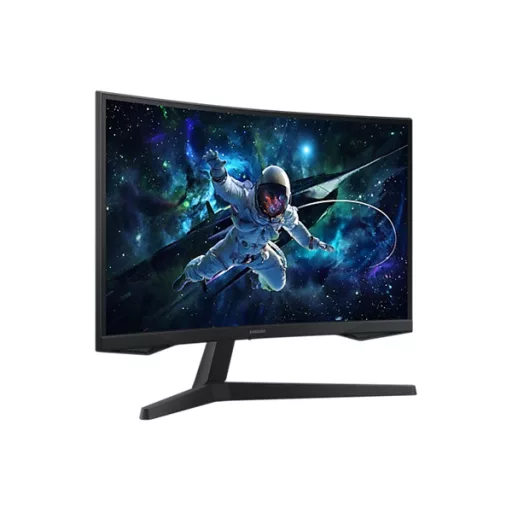 SAMSUNG Ívelt Gaming 165Hz VA monitor 32" G55C, 2560x1400, 16:9, 300cd/m2, 1ms, HDMI/DisplayPort