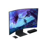   SAMSUNG Ívelt Gaming 165Hz VA monitor 55" G97NC, 3840x2160, 16:9, 600cd/m2, 1ms, 3xHDMI/DP/2xUSB/LAN/WiFi/BT, hangszóró