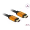 DELOCK kábel HDMI 2.1 male / male összekötő 48 Gbps 8K 60Hz 3m