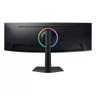   SAMSUNG Ívelt Gaming 240Hz VA monitor 49" G9 G95C, 5120x1440 DQHD 2K, 32:9, 450cd/m2, 1ms, HDMI,DP/USB