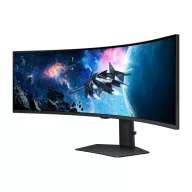   SAMSUNG Ívelt Gaming 240Hz VA monitor 49" G9 G95C, 5120x1440 DQHD 2K, 32:9, 450cd/m2, 1ms, HDMI,DP/USB