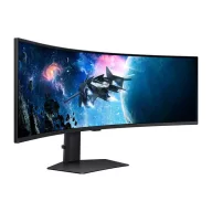   SAMSUNG Ívelt Gaming 240Hz VA monitor 49" G9 G95C, 5120x1440 DQHD 2K, 32:9, 450cd/m2, 1ms, HDMI,DP/USB
