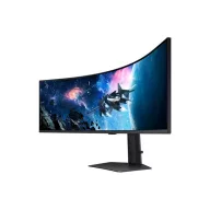   SAMSUNG Ívelt Gaming 240Hz VA monitor 49" G9 G95C, 5120x1440 DQHD 2K, 32:9, 450cd/m2, 1ms, HDMI,DP/USB