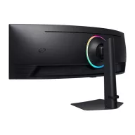   SAMSUNG Ívelt Gaming 240Hz VA monitor 49" G9 G95C, 5120x1440 DQHD 2K, 32:9, 450cd/m2, 1ms, HDMI,DP/USB