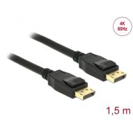   DELOCK kábel DisplayPort 2.0 male / male összekötő 10K 60Hz 54 Gbps 3m