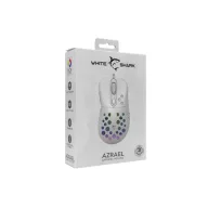   WHITE SHARK AZRAEL-W, GM-5013W gamer egér,6D, fehér, 7200 dpi, RGB