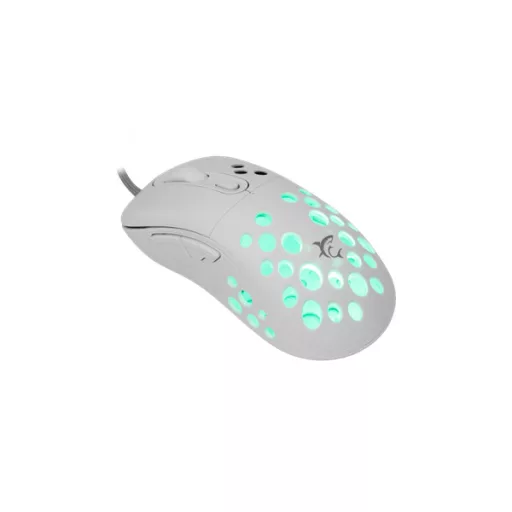 WHITE SHARK AZRAEL-W, GM-5013W gamer egér,6D, fehér, 7200 dpi, RGB