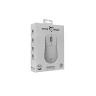  WHITE SHARK GRAPHENE-W, GM-5014W gamer egér,6D, fehér, 6200 dpi, RGB