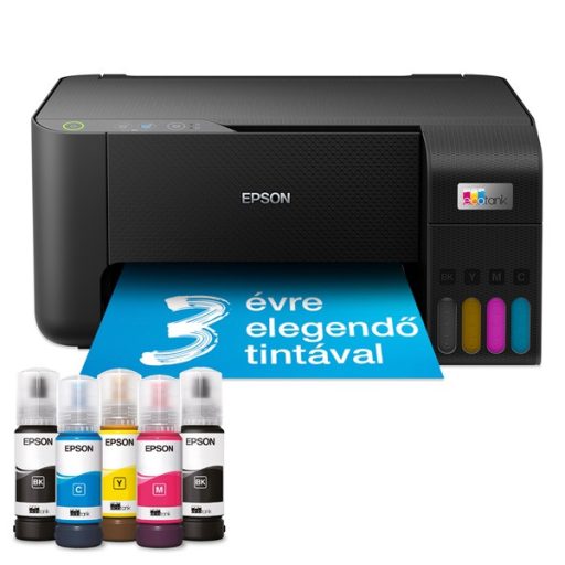 EPSON Tintasugaras nyomtató - EcoTank L3230 (A4, MFP, színes, 5760x1440 DPI, 33 lap/perc, USB)