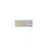 BARACUDA BGK-001114W fehér gamer billentyűzet, angol