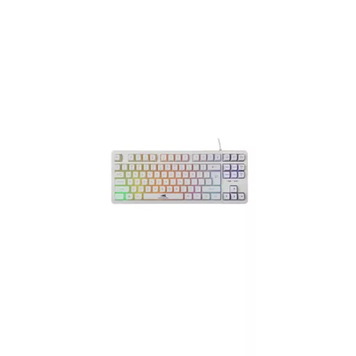 BARACUDA BGK-001114W fehér gamer billentyűzet, angol