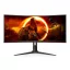 AOC Ívelt Gaming 180Hz VA monitor 34" CU34G2XP/BK, 3440x1440, 21:9, 430cd/m2, 1ms, 2xHDMI/DisplayPort/USBx4