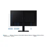  SAMSUNG IPS 100Hz monitor 32" S60UD, 2560x1440, 16:9, 350cd/m2, 5ms, HDMI/DisplayPort/3xUSB/1xUSB-C, Pivot