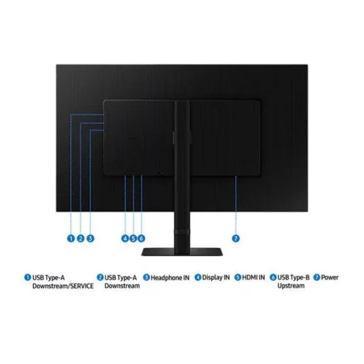 SAMSUNG B2B 60Hz 32" VA monitor, 4K (3840x2160), 16:9, 350cd/m, 5ms, HDMI/DP/3xUSB